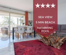 FACING THE SEA terrace swimming pool and private parking - Palm Beach