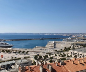 Vieux-port, Panier, magnifique studio avec vue sur mer