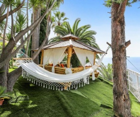 Appartement d'une chambre avec vue sur la mer piscine interieure et terrasse a Menton a 4 km de la plage