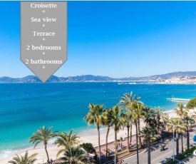 On la Croisette: luxe 2 bedrooms/ 2 baths