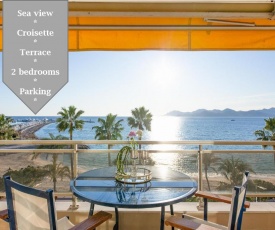 On La Croisette: new 2 bedrooms with sea view