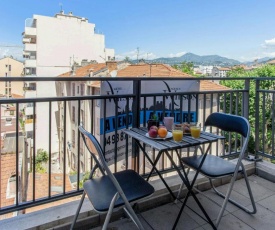 Charming studio with balcony and beautiful mountain view in Nice - Welkeys