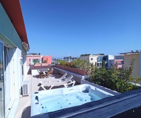 Rooftop- jacuzzi - terrasse - parking