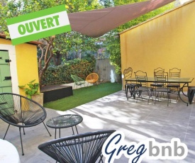 GregBnb-com - T2 50m2 - Jardin 80m2 - 15min gare