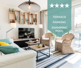 SERRENDY TERRACE SWIMMING-POOL PARKING NEW Close to beaches