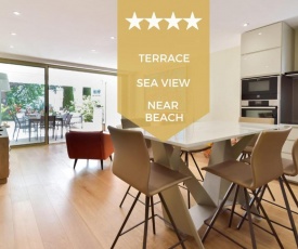 SERRENDY Luxury accommodation large terrace walk to the beaches
